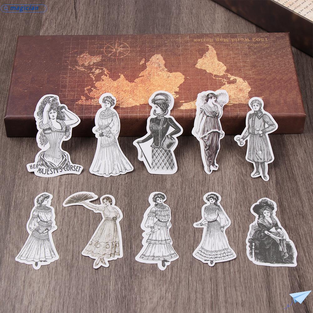 MAG Bộ 14 Hình Dán Trang Trí Sổ Tay Nhật Ký Xinh Xắn