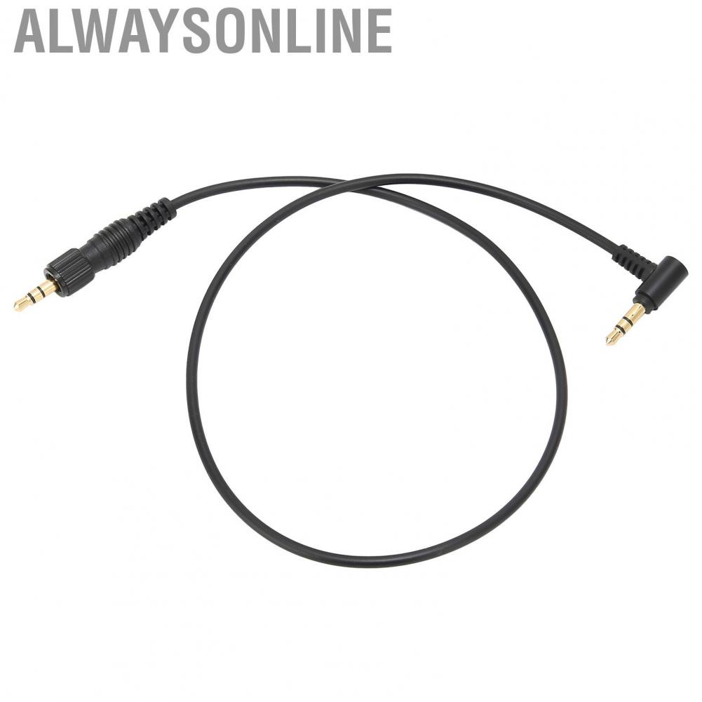 Alwaysonline Microphone Cable Headphone Audio 3.5mm with Gold Plated Connectors for Car Speaker Recorder
