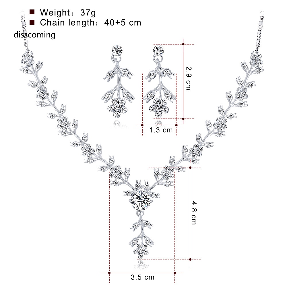 Áo Khoác SL SL Kiểu Dáng Trẻ Trung Năng Động| Set Vòng cổ Và Đôi Khuyên Tai Phong Cách Âu Mỹ Thời Trang Cao Cấp Cho Cô Dâu