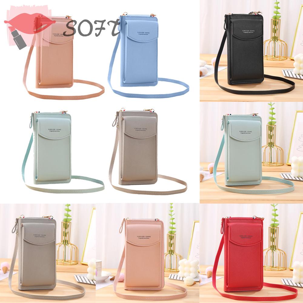 SOFTNESS Túi Xách Da PU Cỡ Lớn Đa Năng Thời Trang Cho Nữ