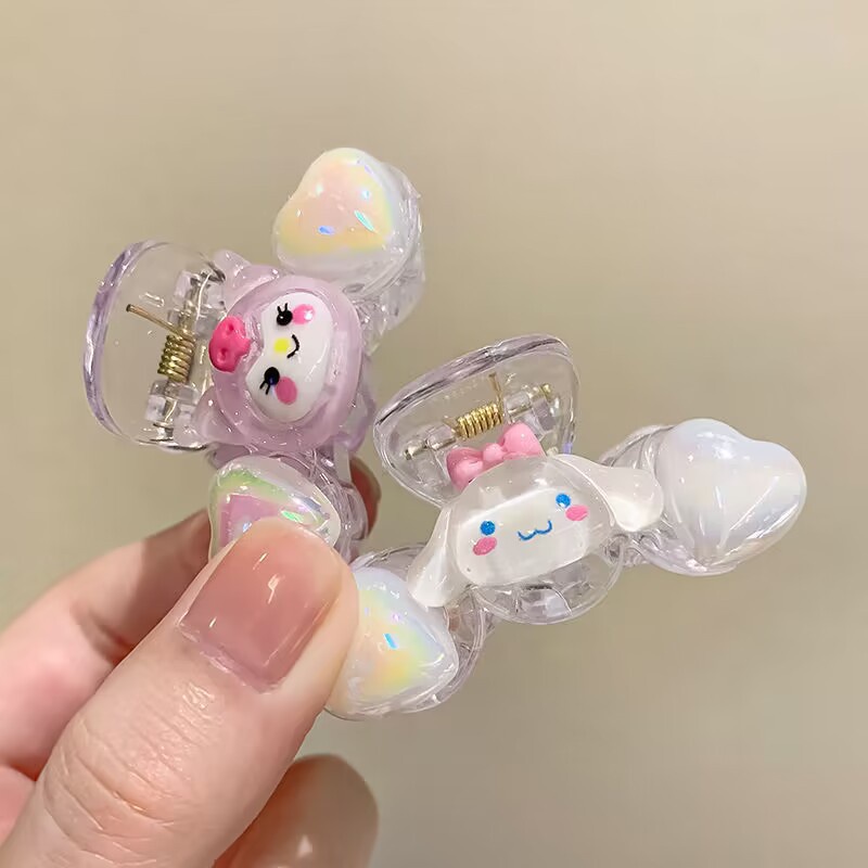 Kẹp Tóc Sanrio Họa Tiết Hoạt Hình Phong Cách Hàn Quốc 2023