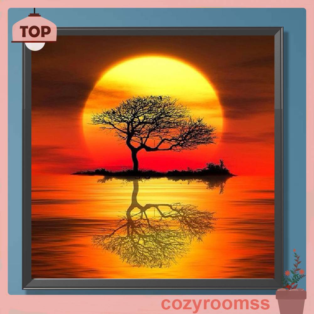 Bộ Tranh Sơn Dầu Theo Số Tự Làm Trang Trí Nội Thất