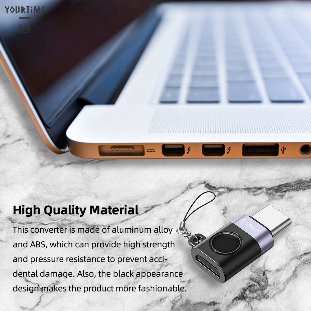 Bộ ChuyểN ĐổI OTG Type-C Sang USB 480Mbps BằNg HợP Kim Nhôm