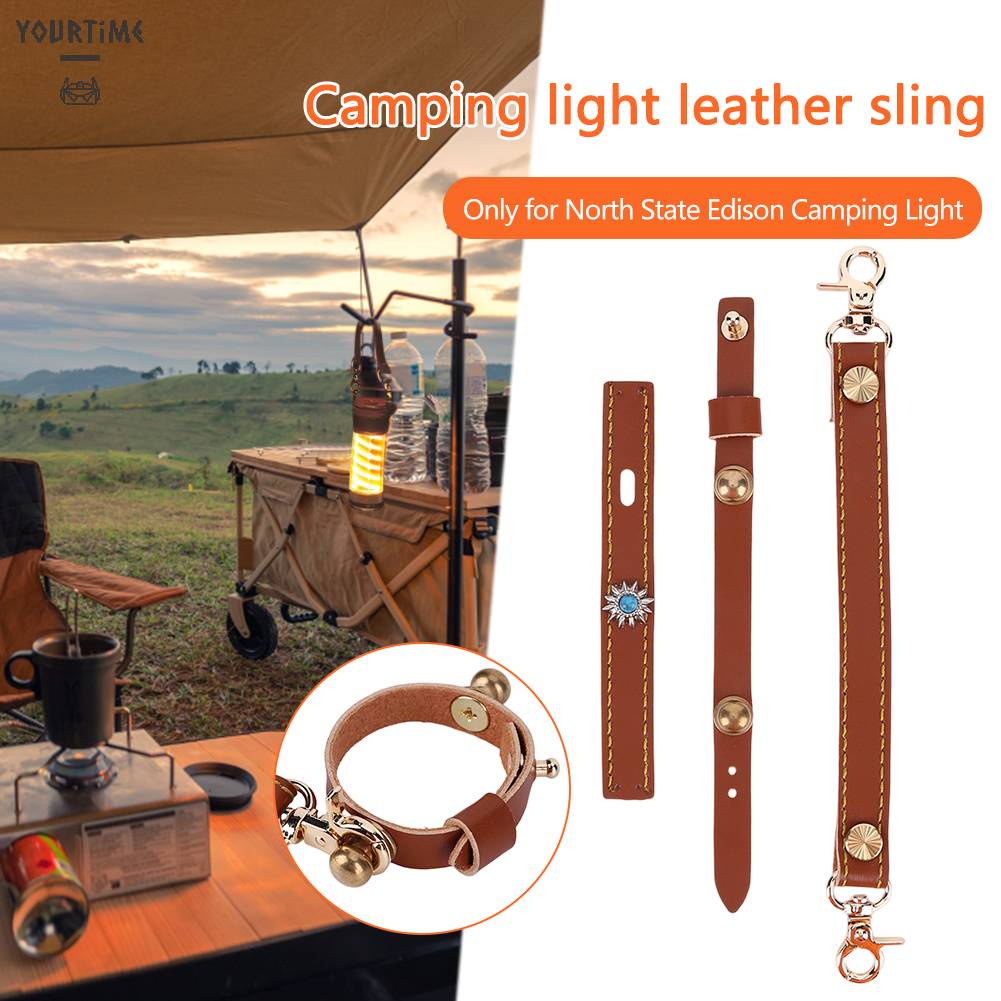 Bộ 3 Dây Da Dùng Trang Trí Đèn Trần Phong Cách Vintage