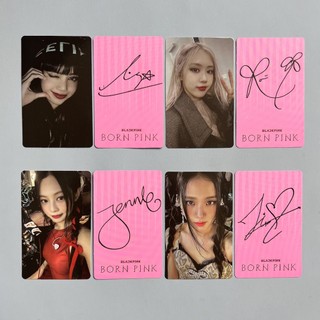 Card thẻ ảnh blackpink 4 tấm 2 mặt