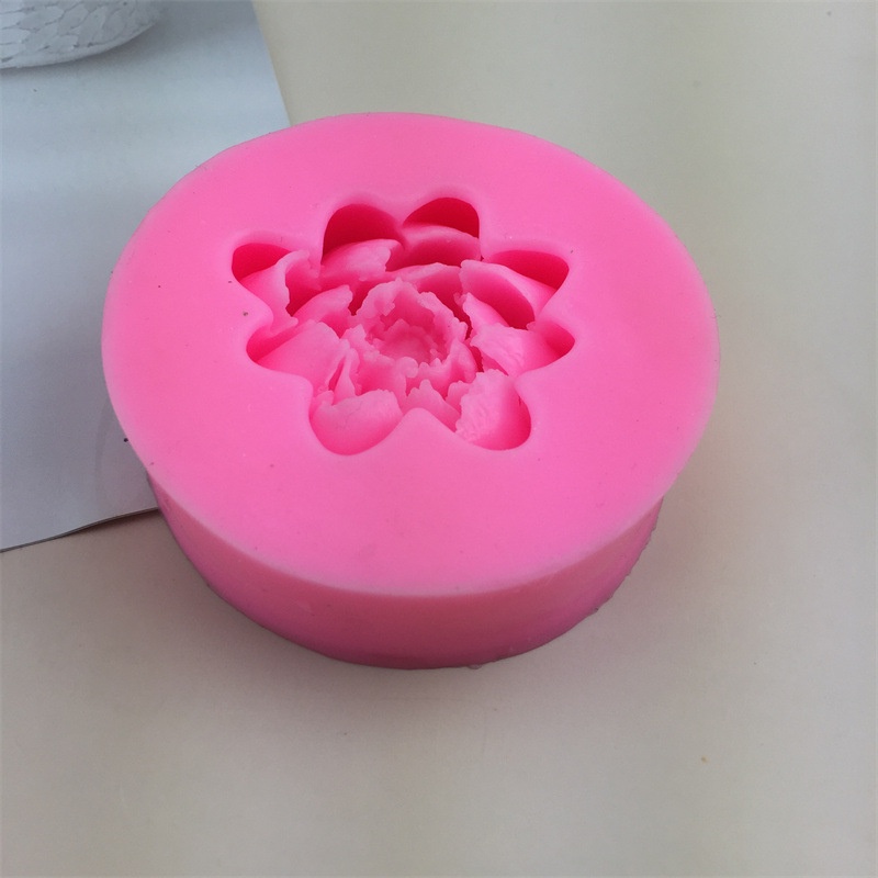Khuôn Làm Bánh / Sô Cô La / Đá Viên / Nến Hình Hoa Sen 3D Bằng Silicone DIY