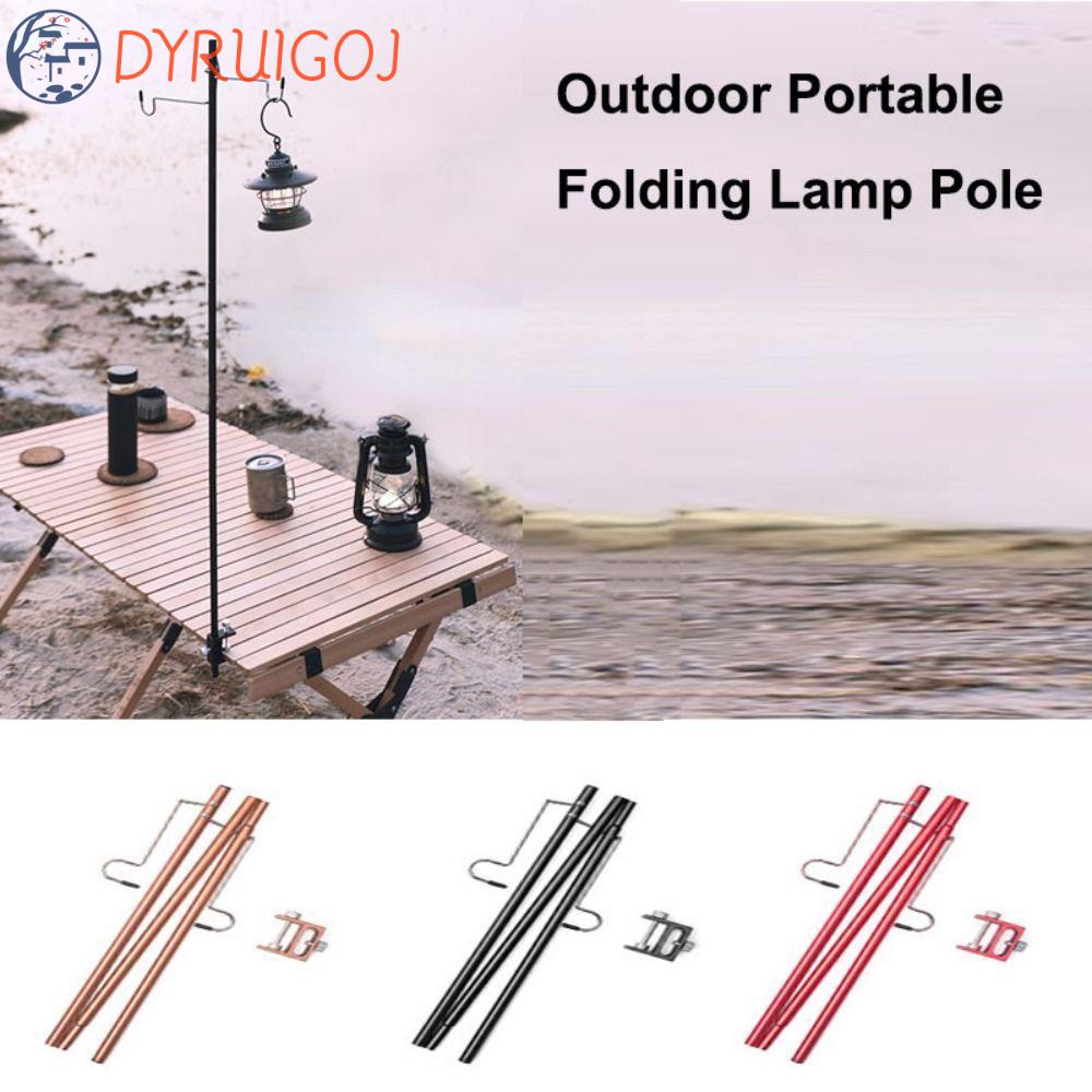 DYRUIDOJ Giá Đỡ Đèn Treo Tường Đa Năng Siêu Nhẹ Bằng Hợp Kim Nhôm Có Thể Gấp Gọn Dùng Khi Cắm Trại