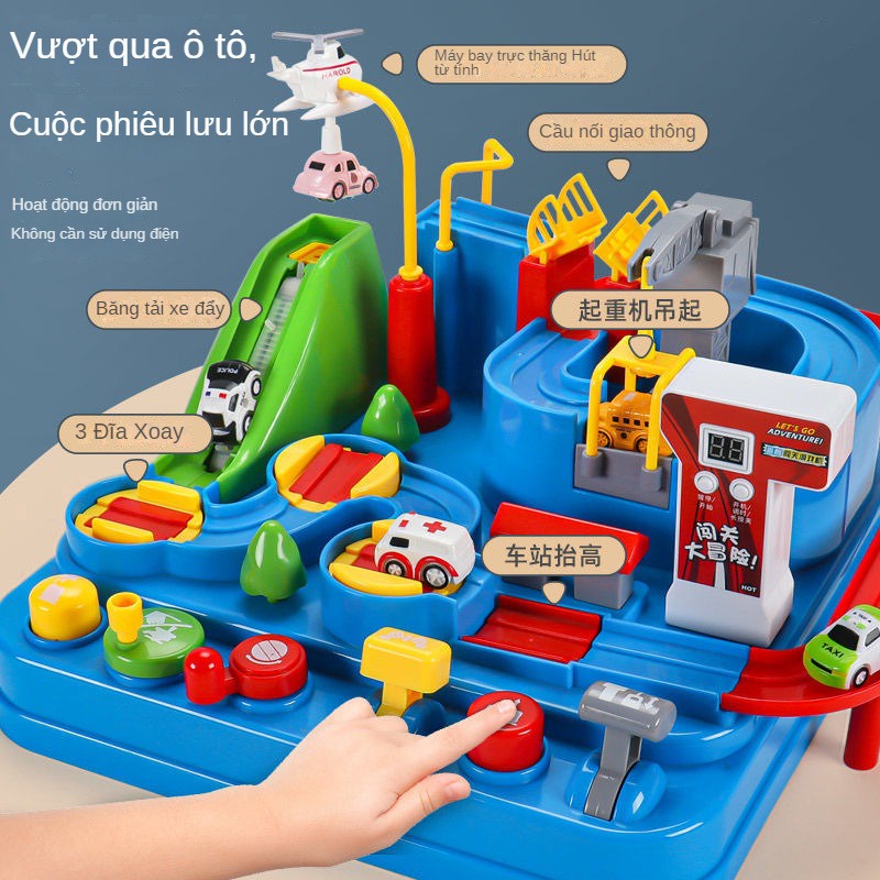 Bộ Đồ Chơi Đường Ray Xe Lửa Luyện Tập Trí Não Cho Bé