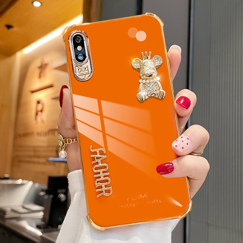 Ốp Điện Thoại Họa Tiết Hoạt Hình Dễ Thương Cho iphone xsmax X / xs 6plus 7 / 8p
