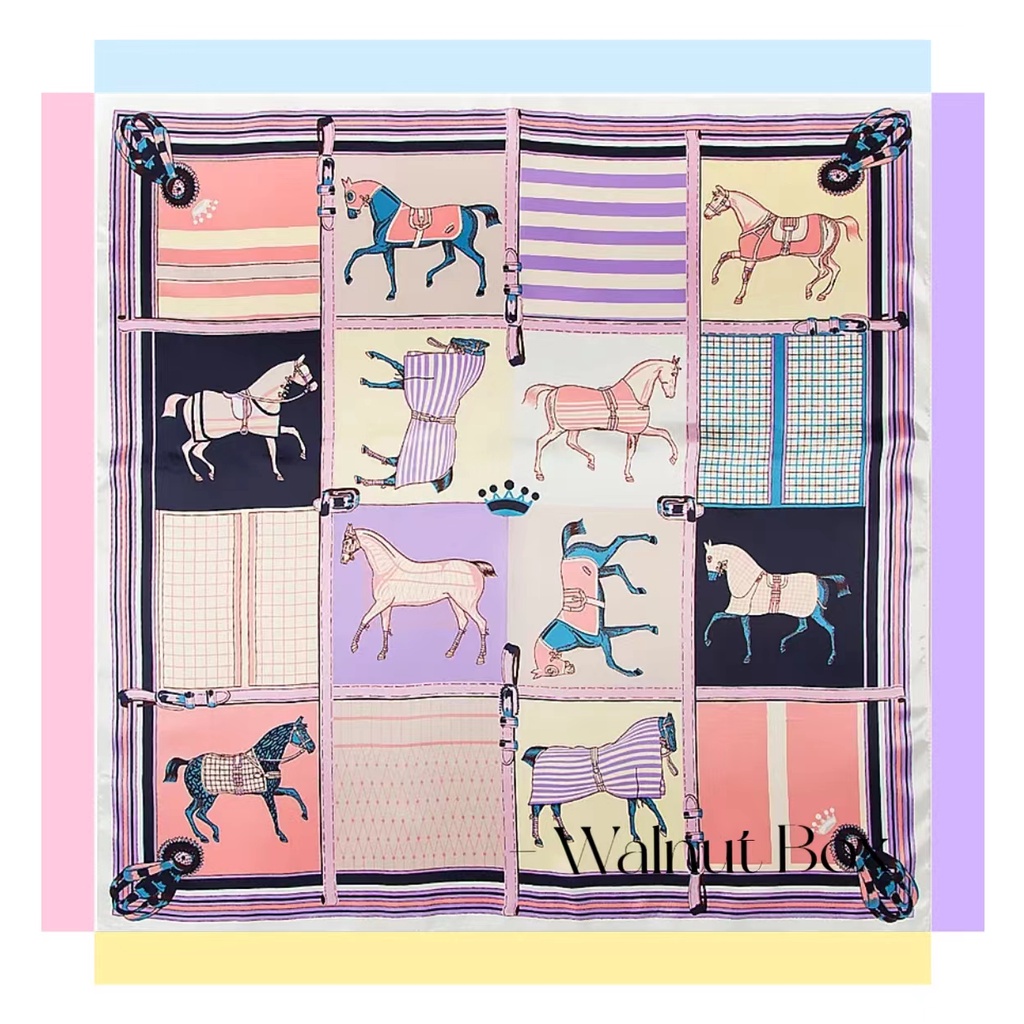 Khăn Quàng Cổ Lụa Hình Vuông Lớn Mẫu Mới Dành Cho Nữ