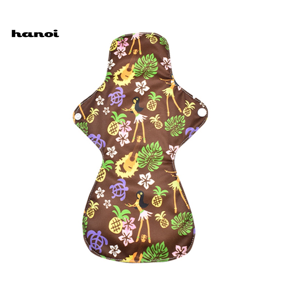 Set 5 Quần Lót Cỡ Lớn Họa Tiết Hoa Chống Rò Rỉ Có Thể Tái Sử Dụng