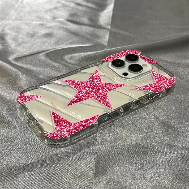 Ốp Điện Thoại Mềm Trong Suốt Đính Sequin Hình Ngôi Sao Lấp Lánh Cho Iphone 14Promax 1312 / 11 7 / 8plus xr / sins BK7Q