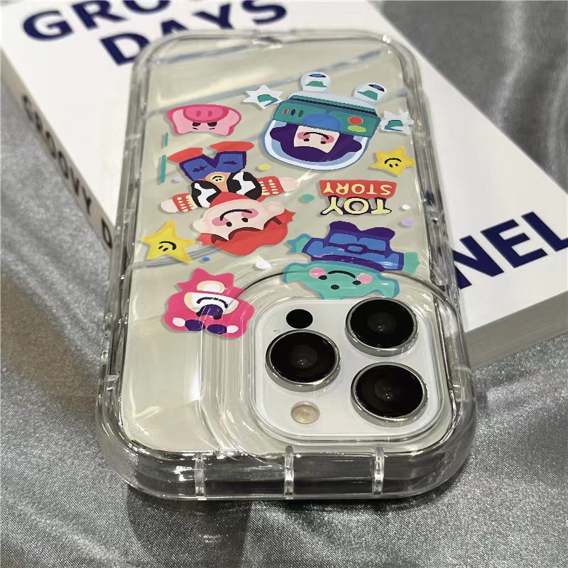 Ốp Điện Thoại Mềm Trong Suốt In Hình Hoạt Hình Dễ Thương Cho iPhone14promax 1312 / 11 7 / 8plus xr / sins E7YU