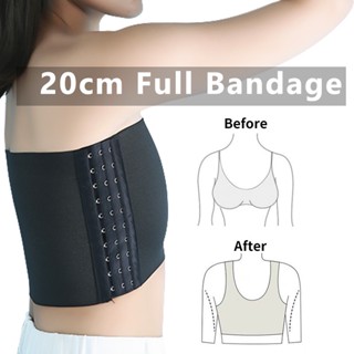 28-53 Inch Bản Nịt Gen Thun 20cm Áo Nịt Ngực Tomboy Tube Bandage giúp giấu ngực hiệu quả 