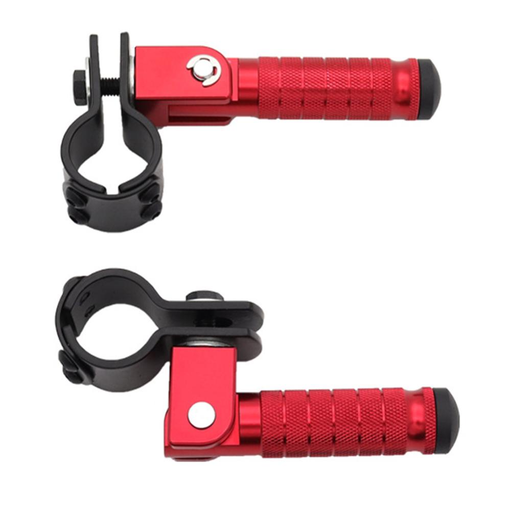 1 Cặp Gác Chân Bằng Nhôm CNC 8mm Cho Xe Máy Karts Scooter K2O6