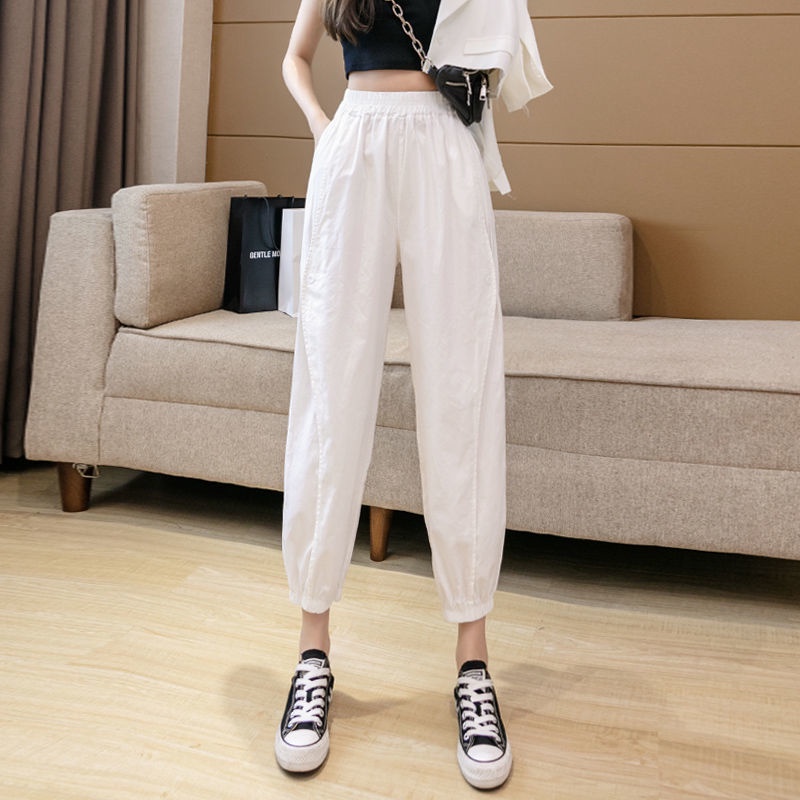 Quần Yếm Dài Đến Mắt Cá Chân Dáng Rộng Thời Trang Mùa Hè Cho Nữ