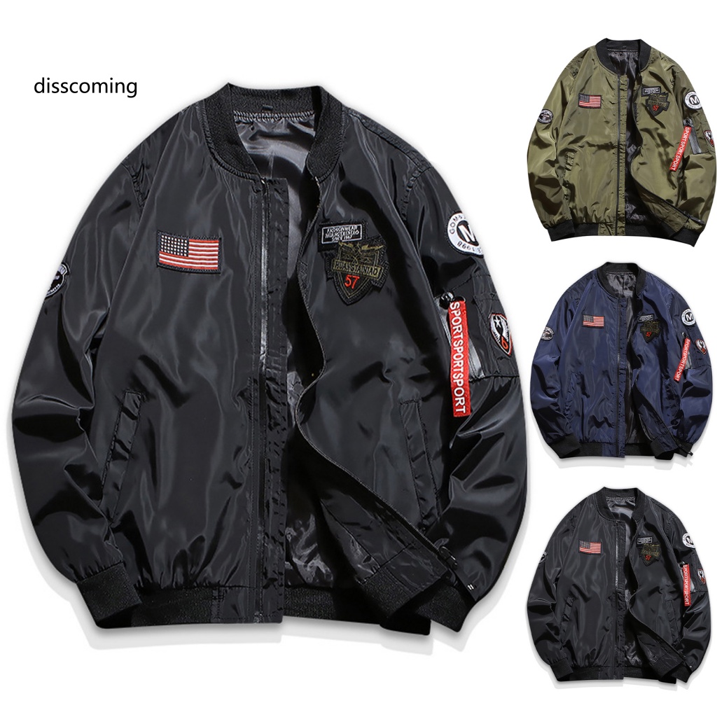 Áo Thun Tay Ngắn In Hình Thời Trang Dành Cho Nữ| Áo Khoác Trơn Mượt Có Huy Hiệu Khóa Kéo Trang Trí Đường Phố Sành Điệu Với Túi Đàn Hồi Lý Tưởng Cho Mùa Xuân Thu