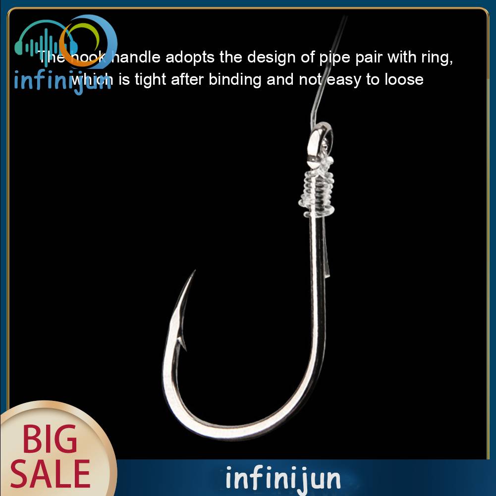 Móc Câu Cá Bằng Thép Carbon Cao Cấp Nhiều Kích Cỡ