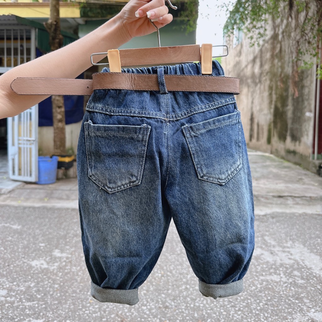 Quần jean dài rách mềm mại QCCC 8965 sz 10-24kg