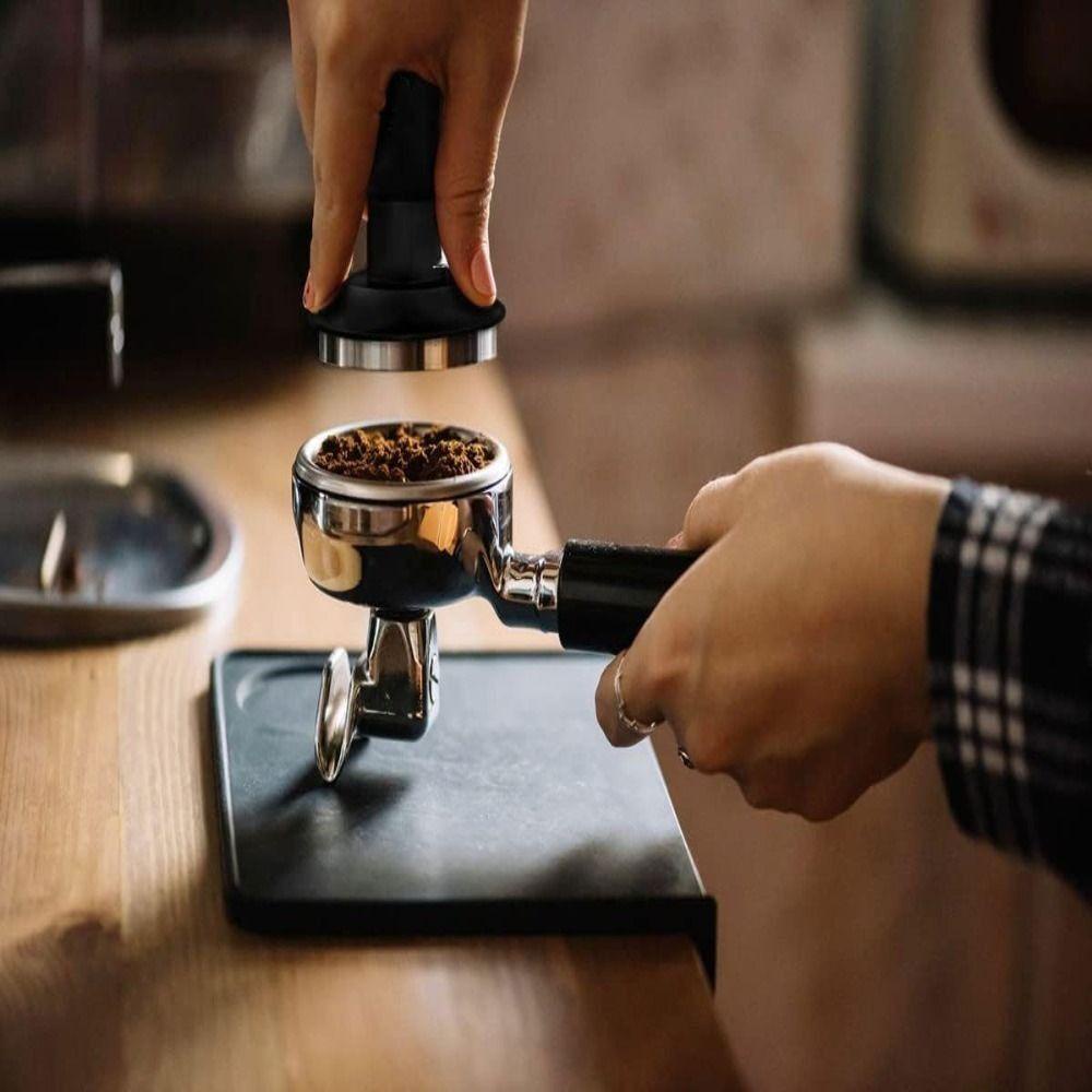 ESPO Dụng Cụ Nghiền Cà Phê Espresso Bằng Thép Không Gỉ 51mm Màu Đen / Bạc 3.94 * 2 Inch