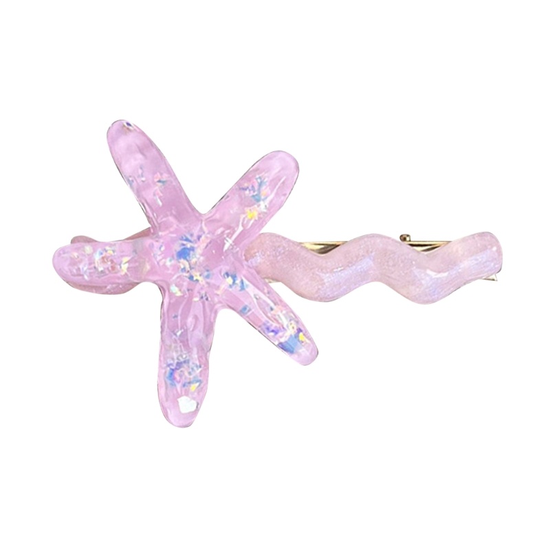 Kẹp Tóc Hình Sao Biển Xinh Xắn Y2K