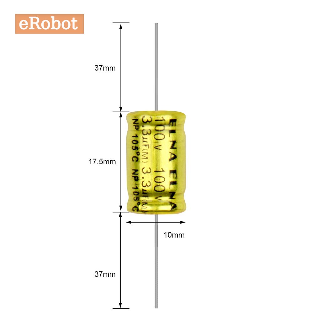 Set 10 Tụ Điện Âm Thanh 100V 1UF-47UF 1UF 1.5UF 2.2UF 3.3UF 4.7UF 5.6UF 6.8UF 10UF 12UF 22UF 33UF Chuyên Dụng