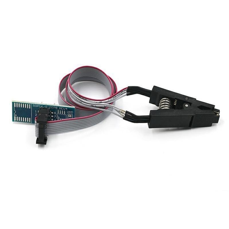 Mô Đun BIOS USB CH341A 24 25Series EEPROM + Kẹp Kiểm Tra SOIC8 SOP8 Cho EEPROM 93CXX / 25CXX / 24CXX DIY