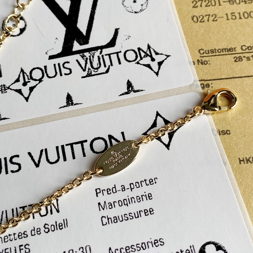 Vòng Tay Louis Vuitton LV Phong Cách Cổ Điển Thời Trang Cho Cặp Đôi