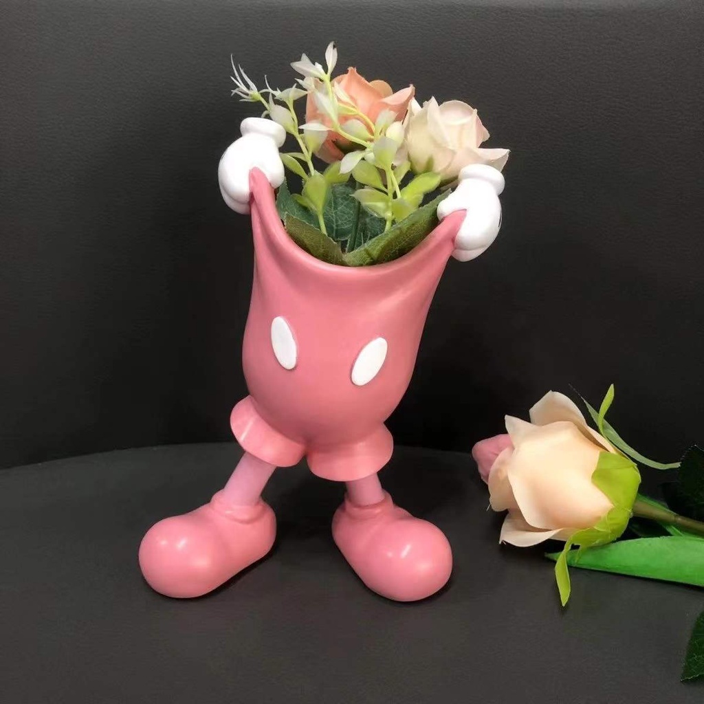 Giá Đỡ Bút Để Bàn Hình Găng Tay Chuột Mickey Dễ Thương