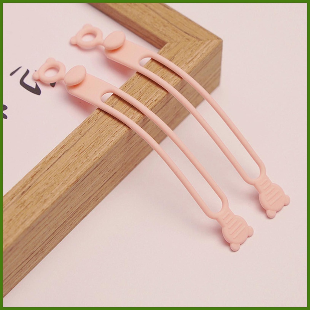 Set 5 Dây Quấn Dây Cáp Bằng Silicone Tái Sử Dụng Được Đa Năng Sắp Xếp Gọn Gàng Cho rdavn