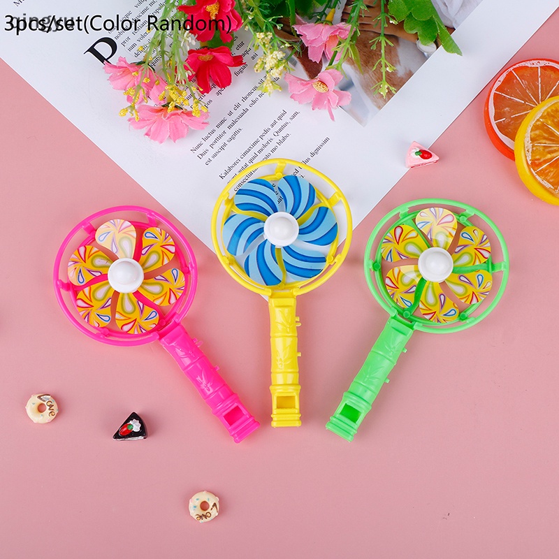 Set 3 Đồ Chơi Cối Xay Gió Bằng Nhựa Vui Nhộn Cho Bé