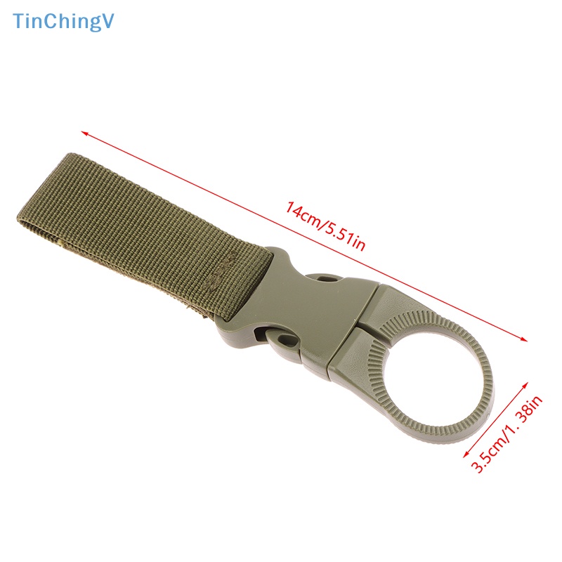 Móc Kẹp Giữ Bình Nước Chất Liệu Nylon Phong Cách Quân Đội Tiện Dụng Khi Đi Cắm Trại