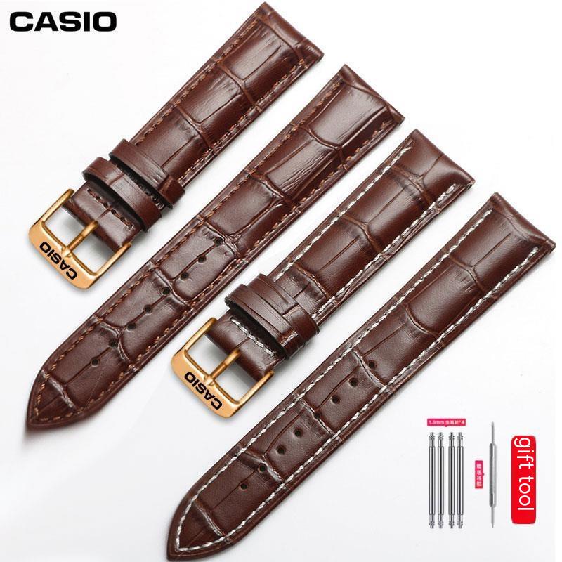 Dây Đeo Bằng Da Thật Cho Đồng Hồ CASIO MTP1375 1183 1303 1370 1384