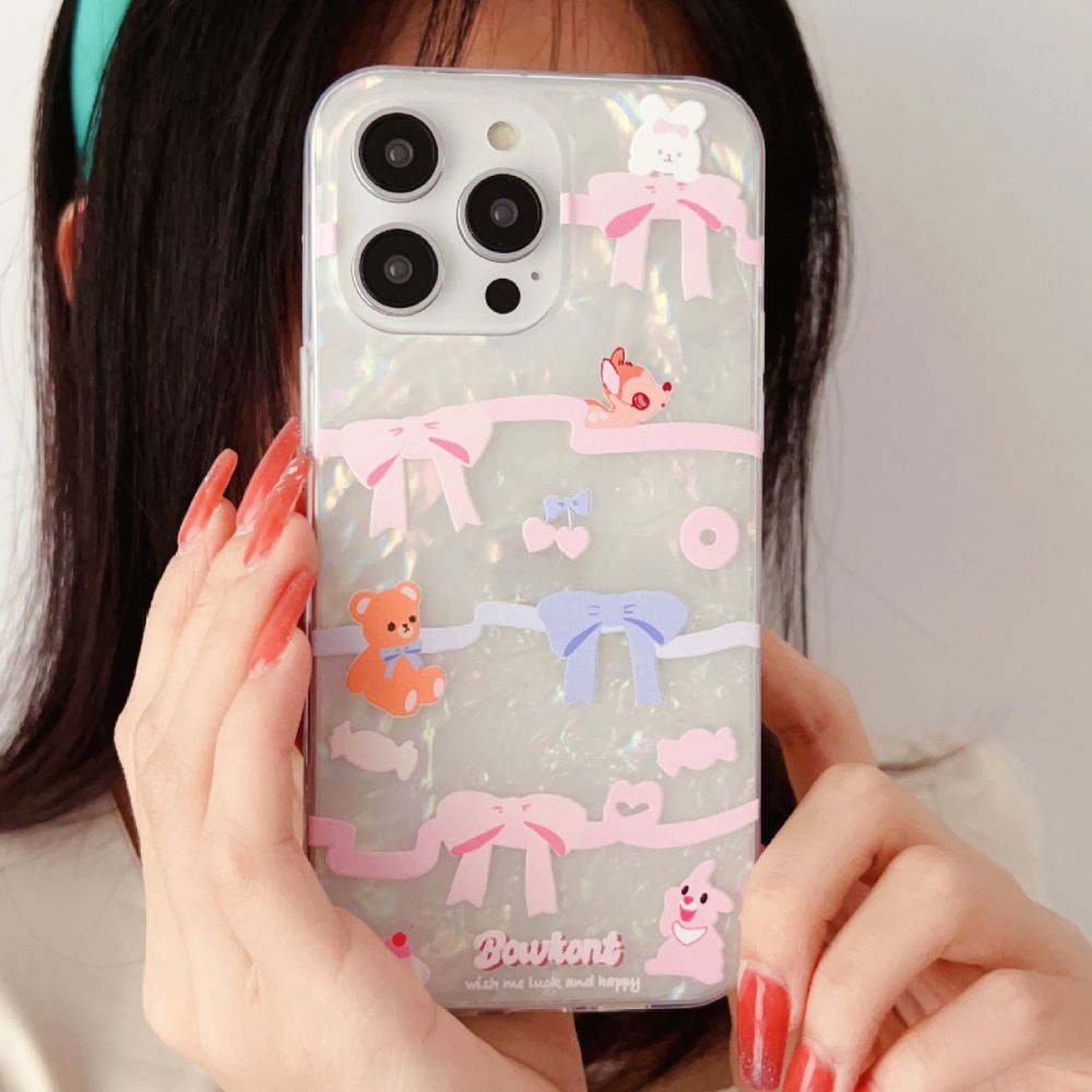 Ốp Điện Thoại TPU Mềm Chống Sốc Màu Laser Thời Trang Cho IPhone 14 13 12 11 Pro Max X XR 8 7 Plus SE