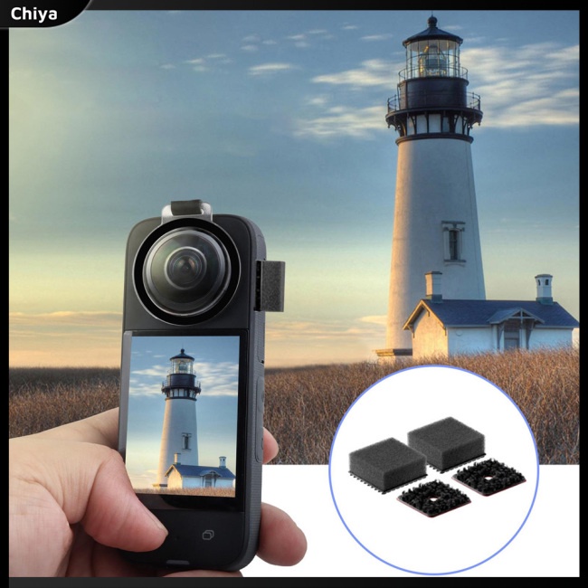 Bộ 6 Miếng Mút Giảm Tiếng Ồn Cho Camera X3 Ốp