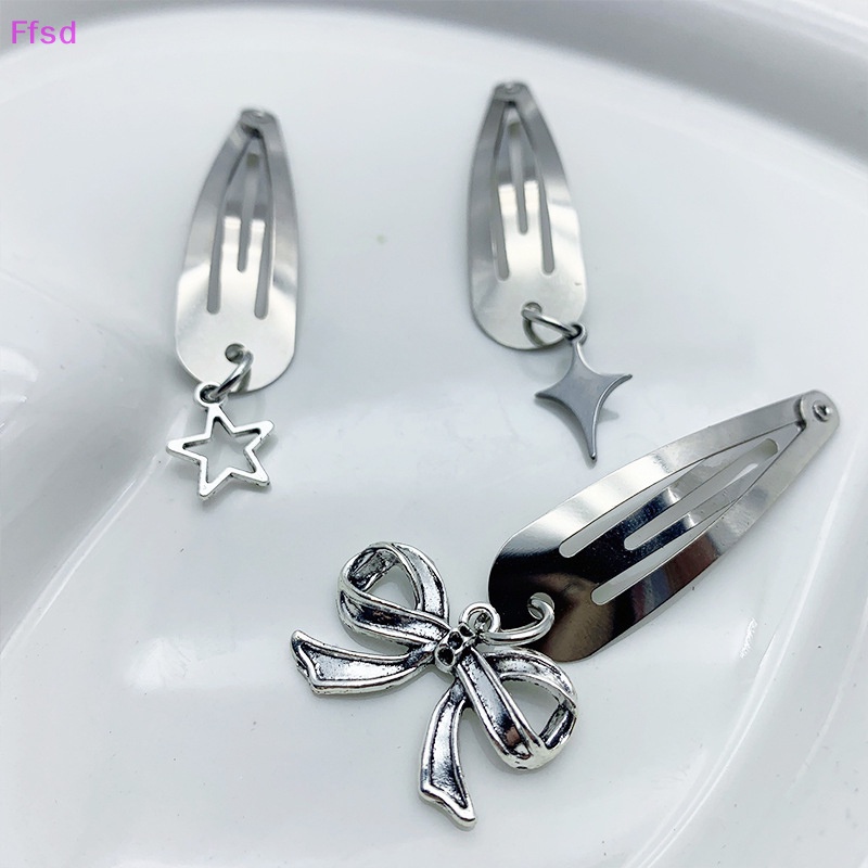 Kẹp Tóc Kim Loại Y2K Thời Trang Vintage Cho Nữ