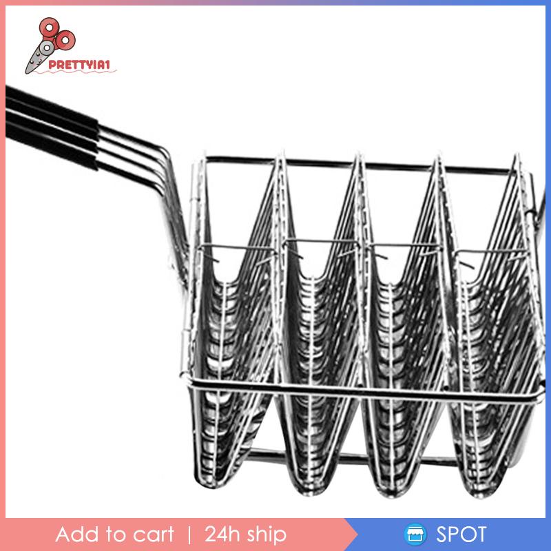 Dụng Cụ Làm Bánh Taco Gồm 4 / 6 Vỏ Bánh Kếp Có Tay Cầm