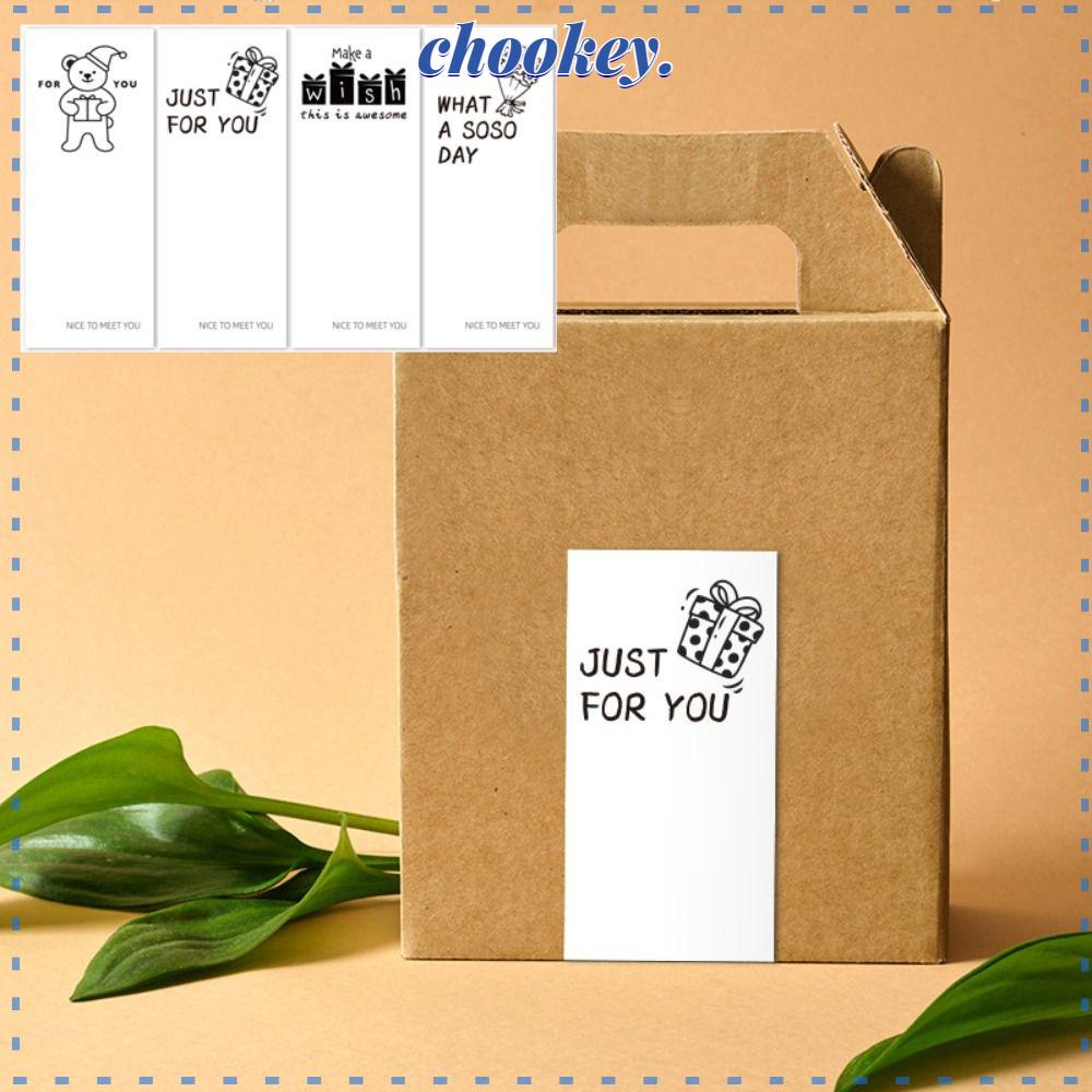 CHOOKEY Bộ 50 Sticker Dán Trang Trí Sáng Tạo