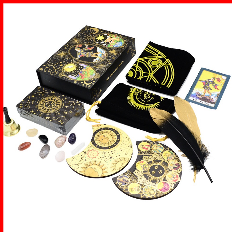 Bộ Thẻ Bài Tarot Bằng PVC Kèm Túi Đựng Tiện Dụng