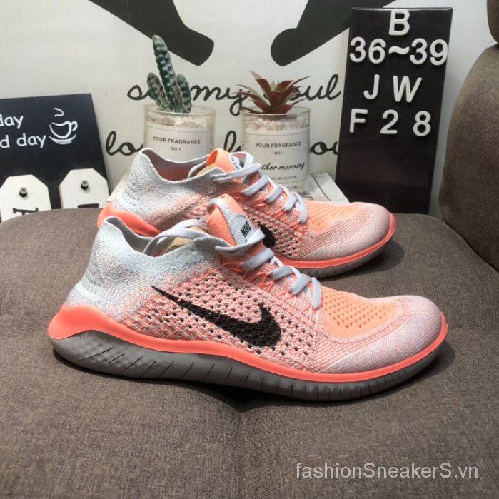 Giày Thể Thao Nam Nữ Siêu Nhẹ Thoáng Khí Free RN Flyknit 2018