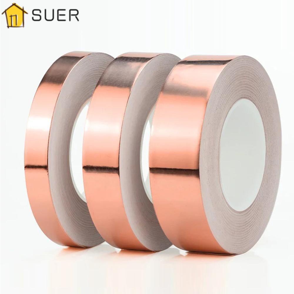 SUENIN Cuộn Băng Keo Mạ Đồng 20m Chống Tĩnh Điện
