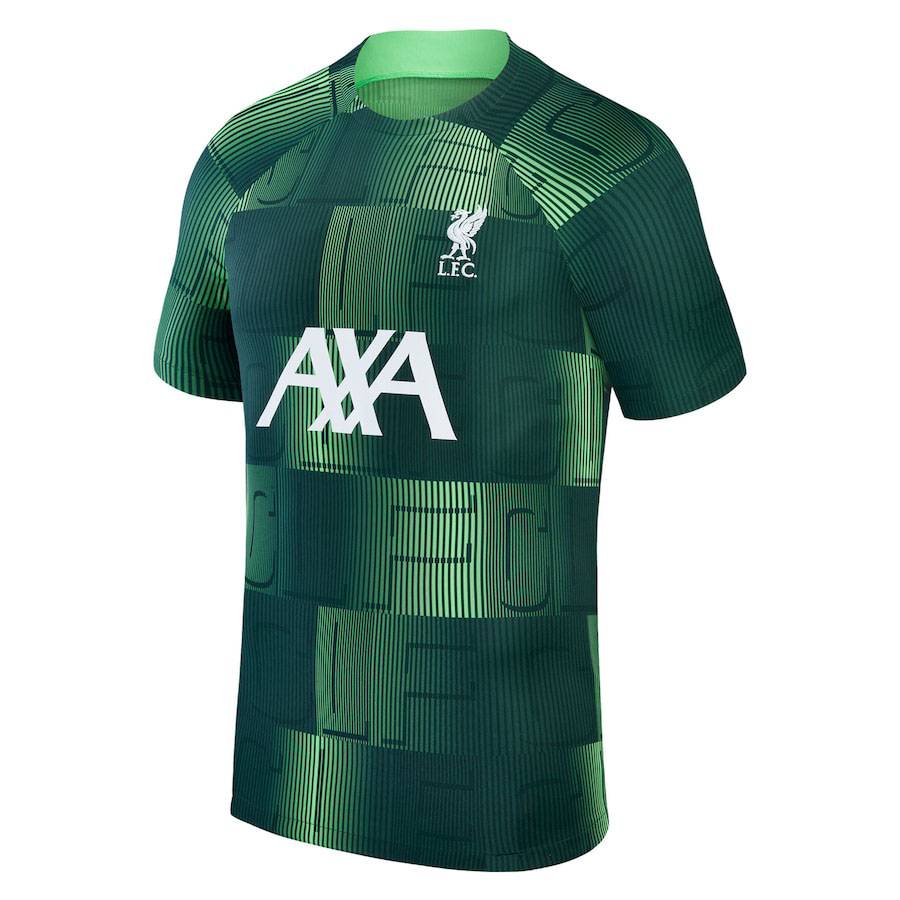 Hq1 Áo Thun Bóng Đá Ngắn Tay Phong Cách Liverpool QH1 2023-2024