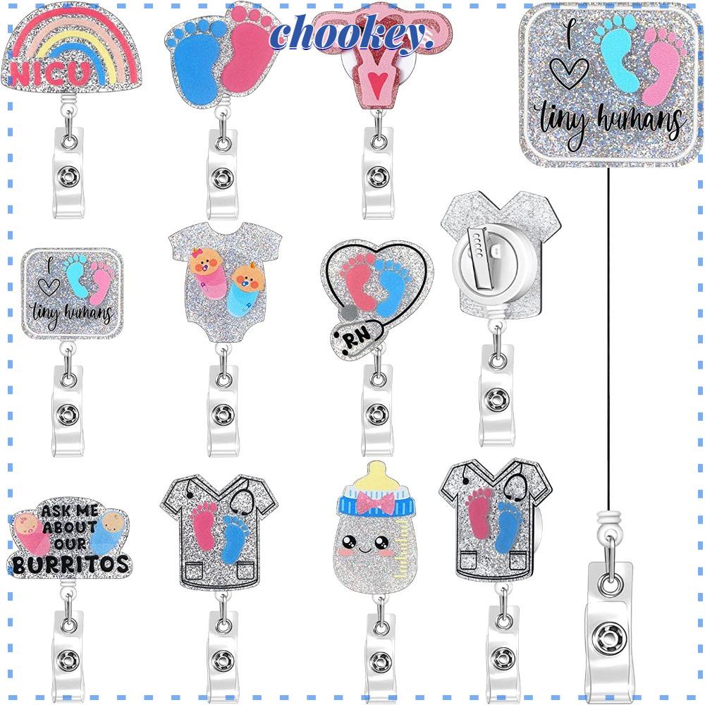 CHOOKEY Set 9 Giá Đỡ Móc Chìa Khóa Bằng Acrylic Có Thể Thu Gọn Siêu Bền Cho Văn Phòng