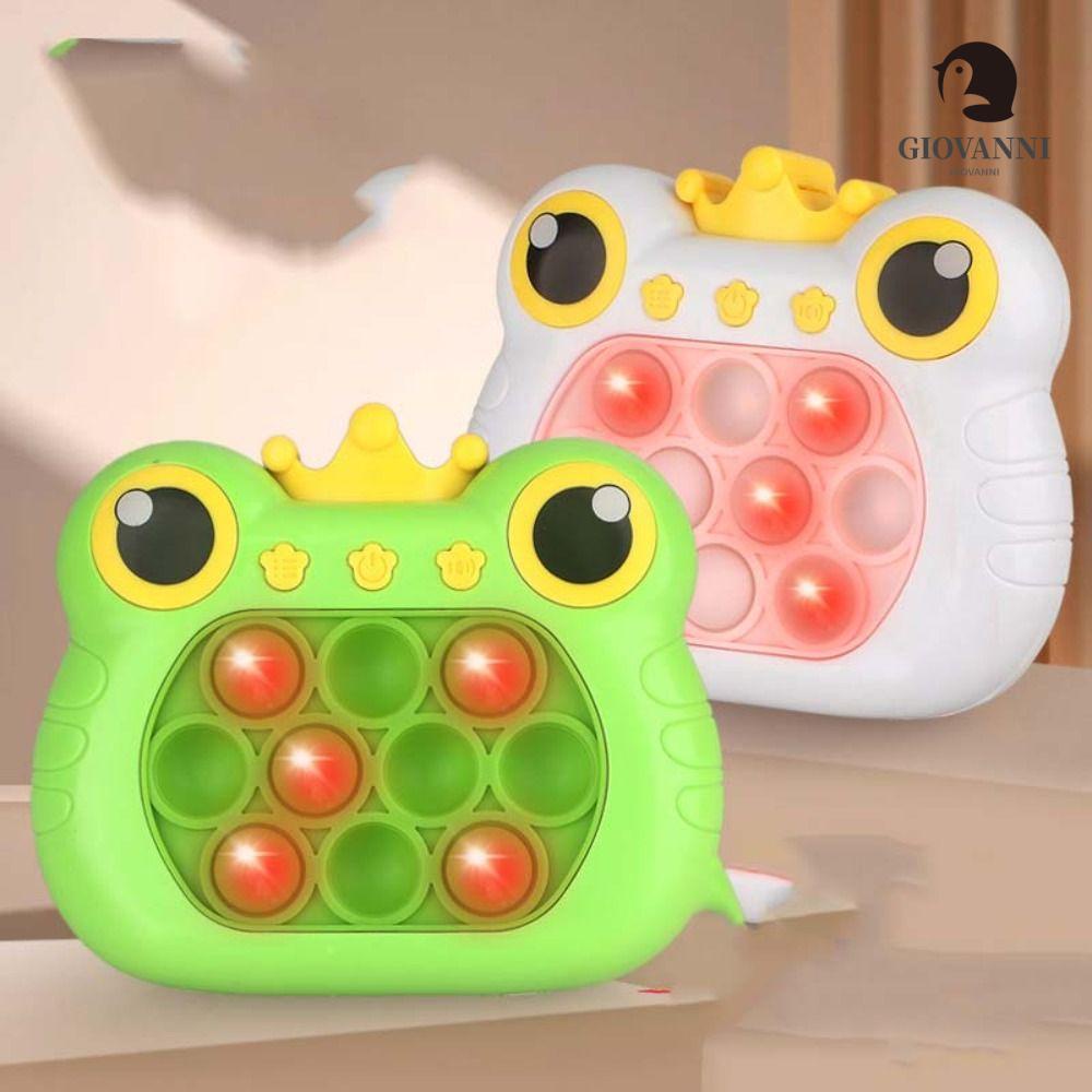 GIOVANNI Máy Chơi Game Gopher Bằng Nhựa Hình Động Vật Thế Hệ Thứ Hai Đẩy Nhanh Cho Trẻ Em