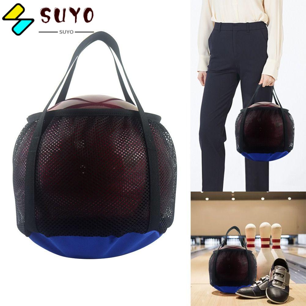SUYO Túi Đựng Bóng Bowling Bằng Vải Oxford Có Quai Cầm Chống Mài Mòn Kèm Dây Đeo Và Giá Đỡ Bản Rộng Tiện Dụng