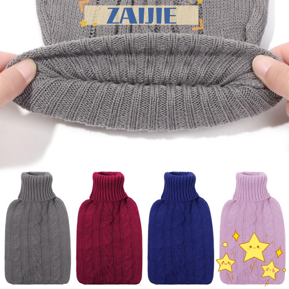 ZAIJIE24 Vỏ Bọc Bình Nước Nóng Giả Lông Cừu Mềm Mại Cho Mùa Đông