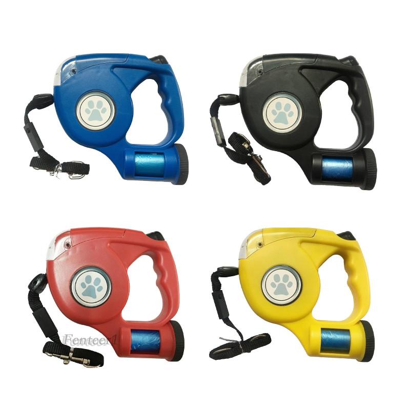 Dây Dắt Thú Cưng Đi Dạo Có Đèn Và Túi Đựng Rác 15ft