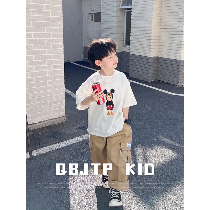 Áo Thun Oversize Tay Ngắn Unisex Bằng Cotton 2023