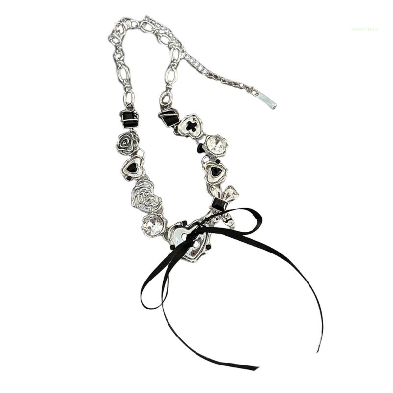 Vòng Cổ Mặt Trái Tim Thời Trang Cho Nữ Y2K