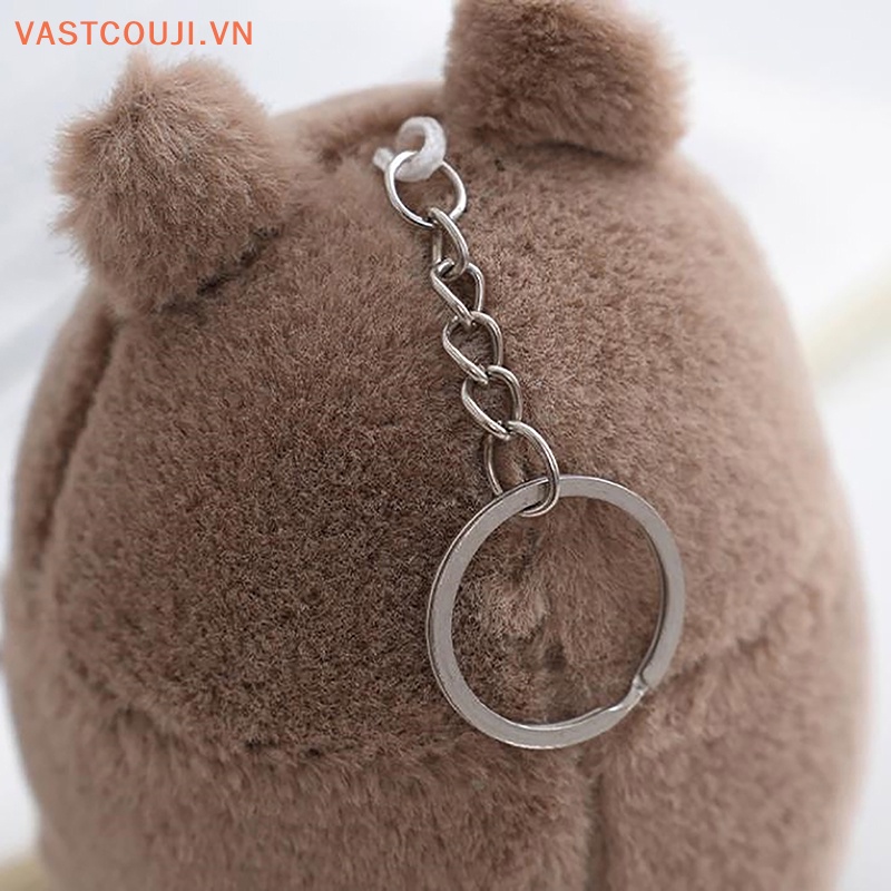 1 Móc Khóa Hình Chim Cánh Cụt Nhồi Bông Dễ Thương